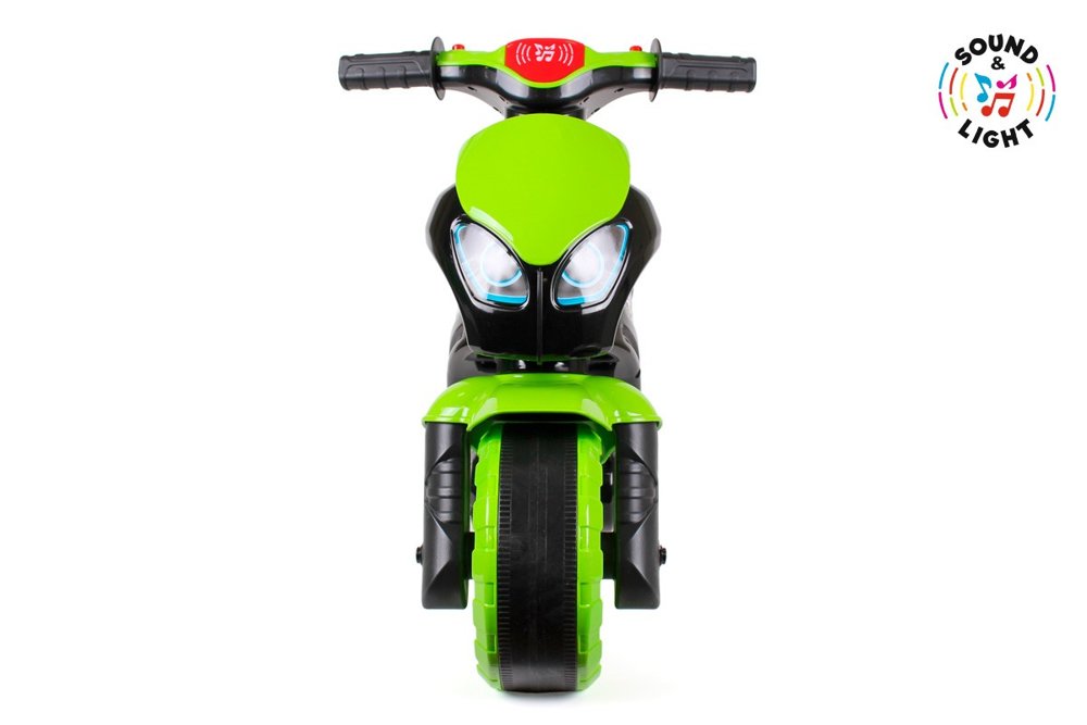 Green Police Motorcycle 5774