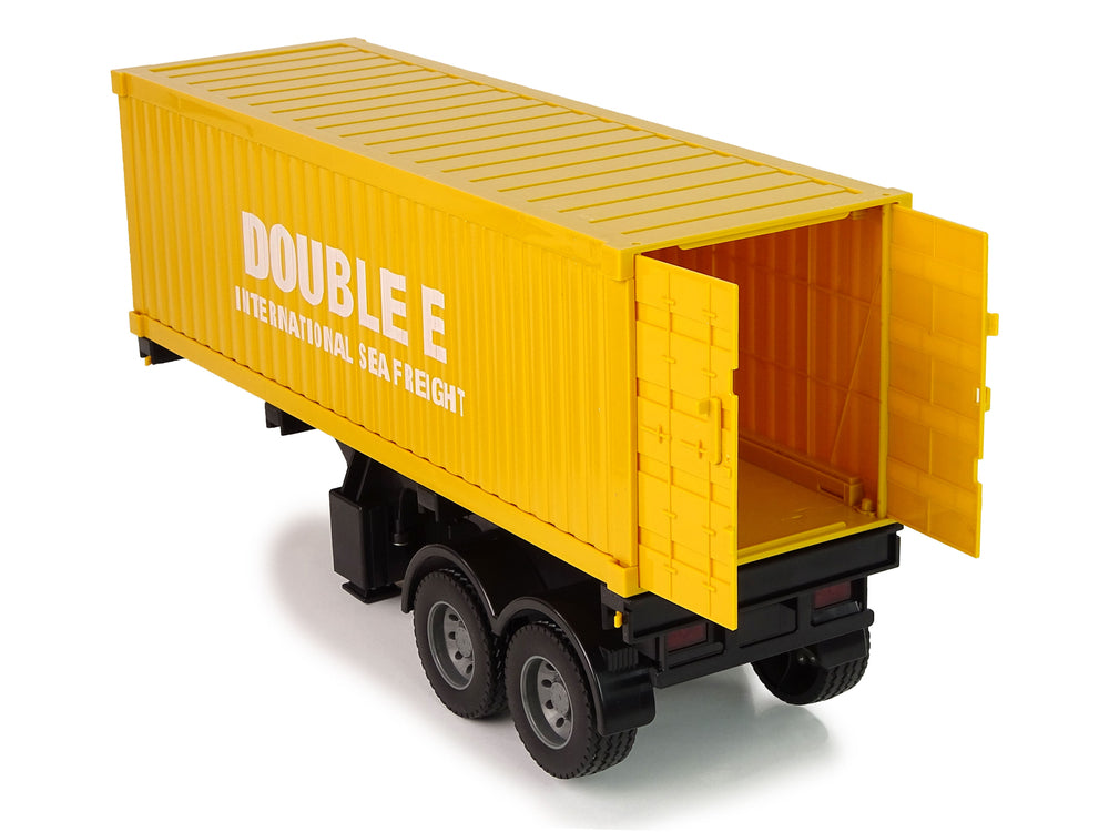 Großer ferngesteuerter LKW Mercedes Arocs Blau 1:20 Container 58 cm lang