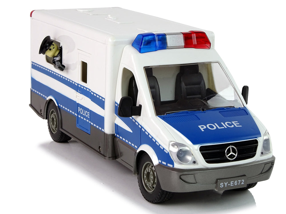 Ferngesteuerte Polizei Mercedes Sprinter Policeman Blau