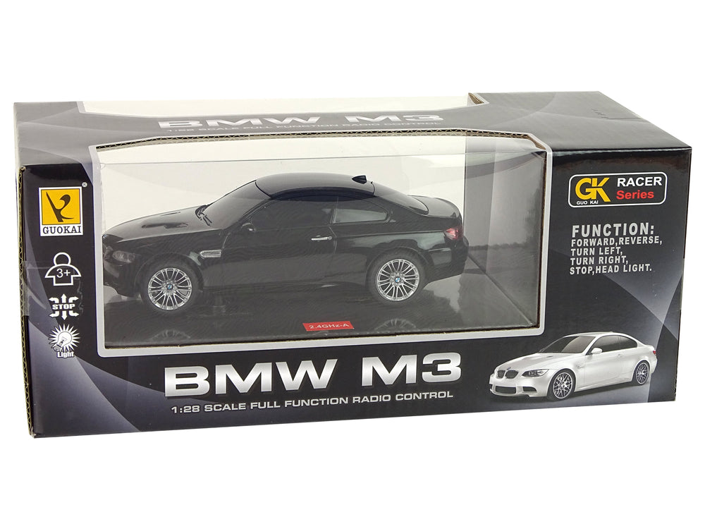 Auto R/C BMW M3 Schwarz Fernbedienung, Lichter
