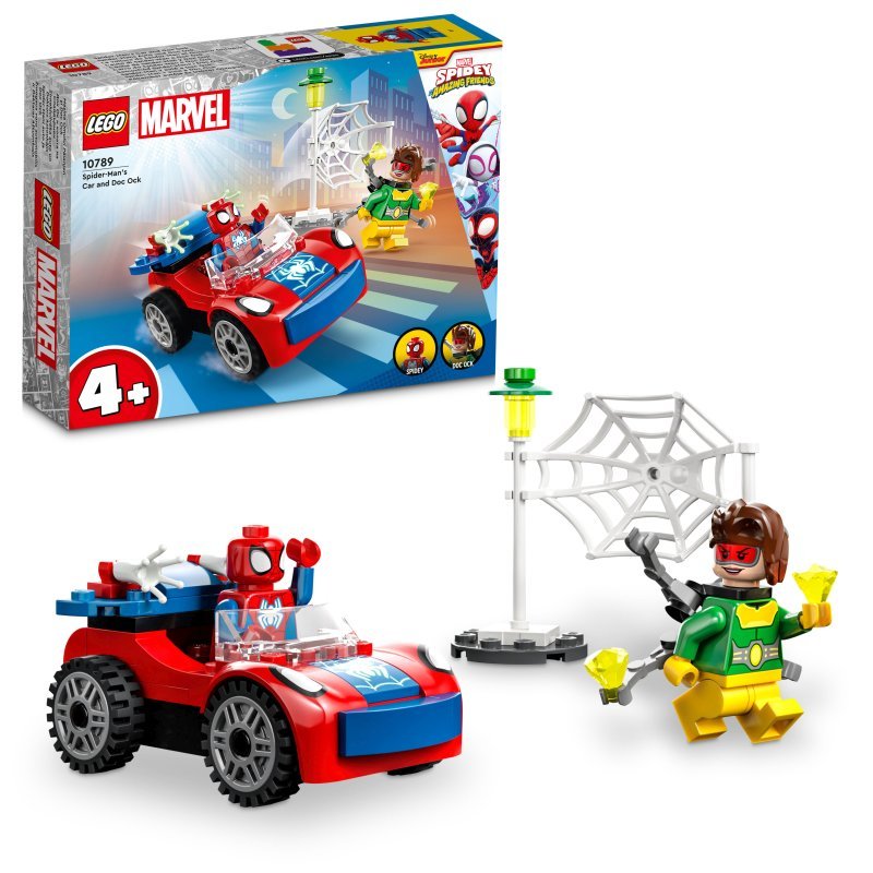 LEGO bricks Super Heroes MARVEL SPIDER-MAN CARS AND DOC OCK P4 10789
