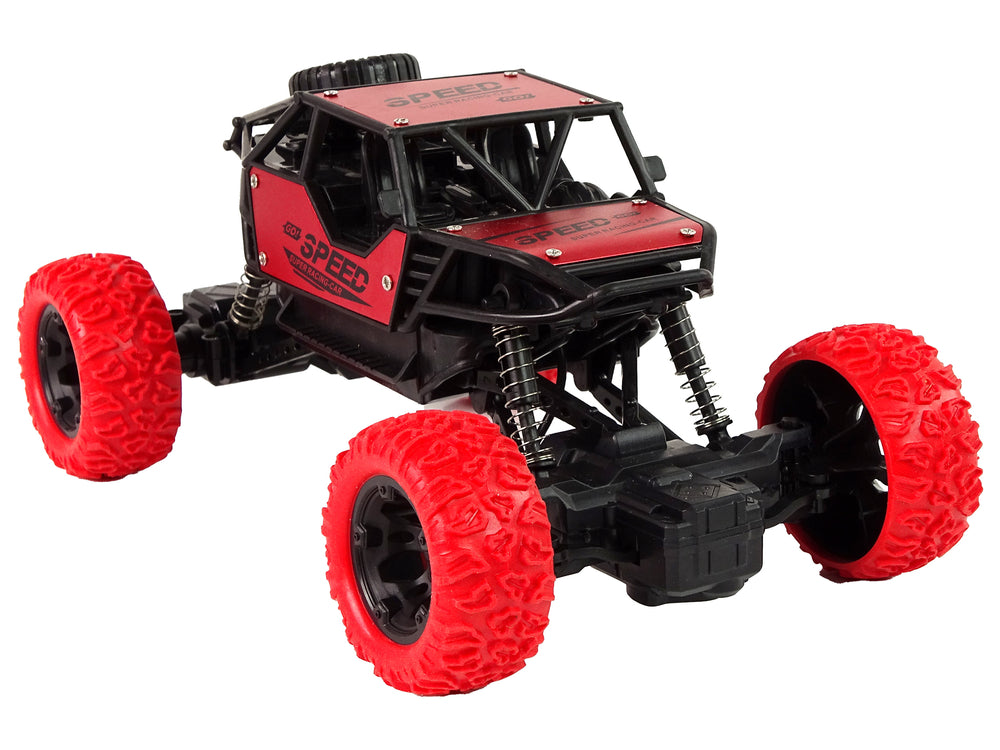 Ferngesteuertes Geländewagen R/C 1:18 Rot.