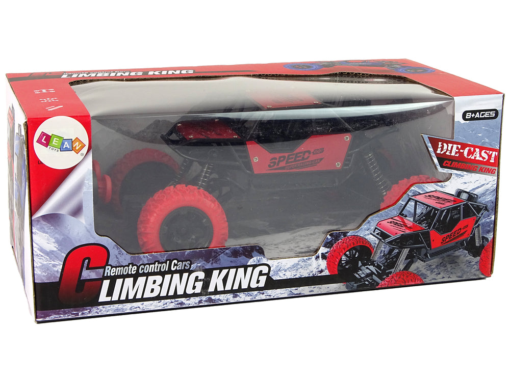 Ferngesteuertes Geländewagen R/C 1:18 Rot.