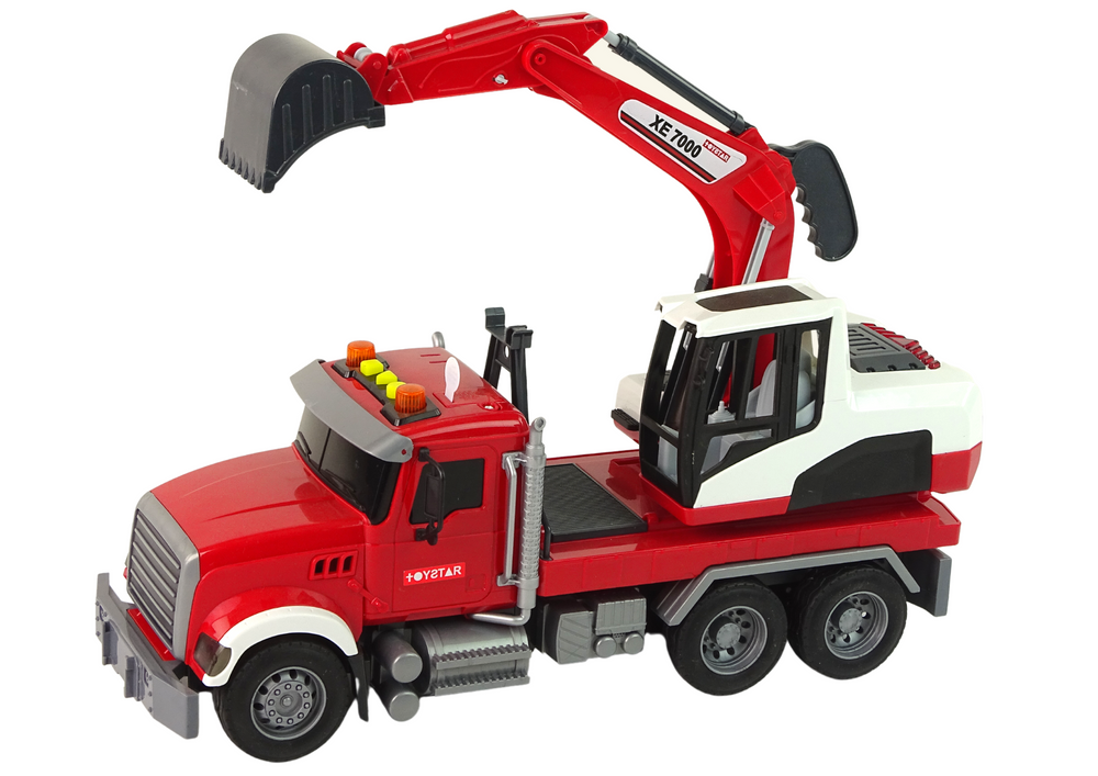 LKW mit Bagger-Traktor-Bagger-Sound-Lichtern