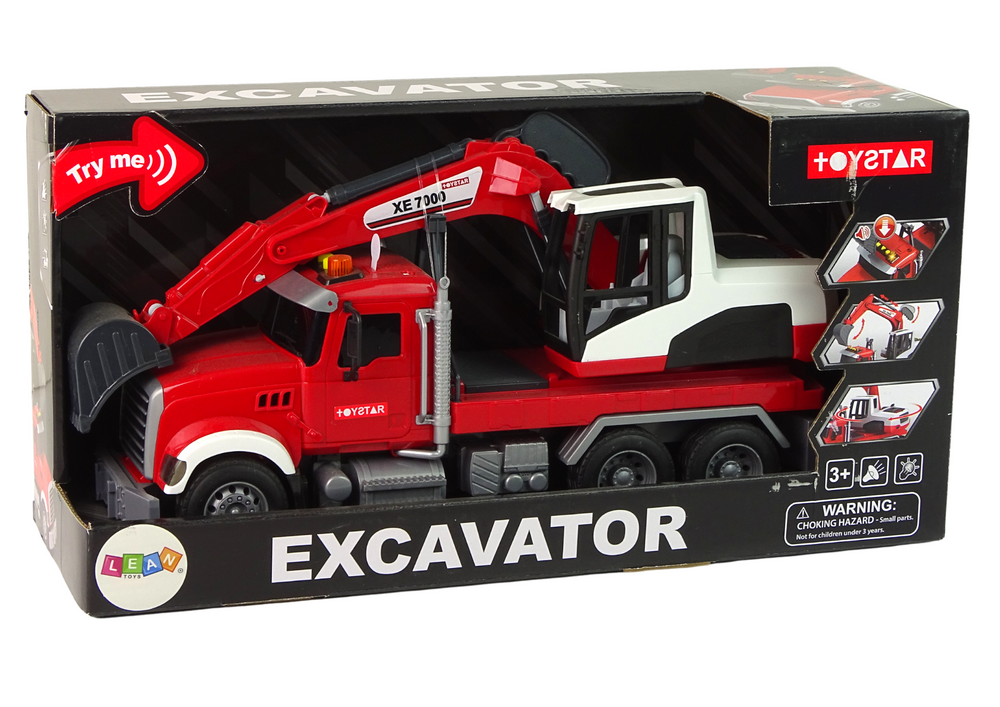 LKW mit Bagger-Traktor-Bagger-Sound-Lichtern