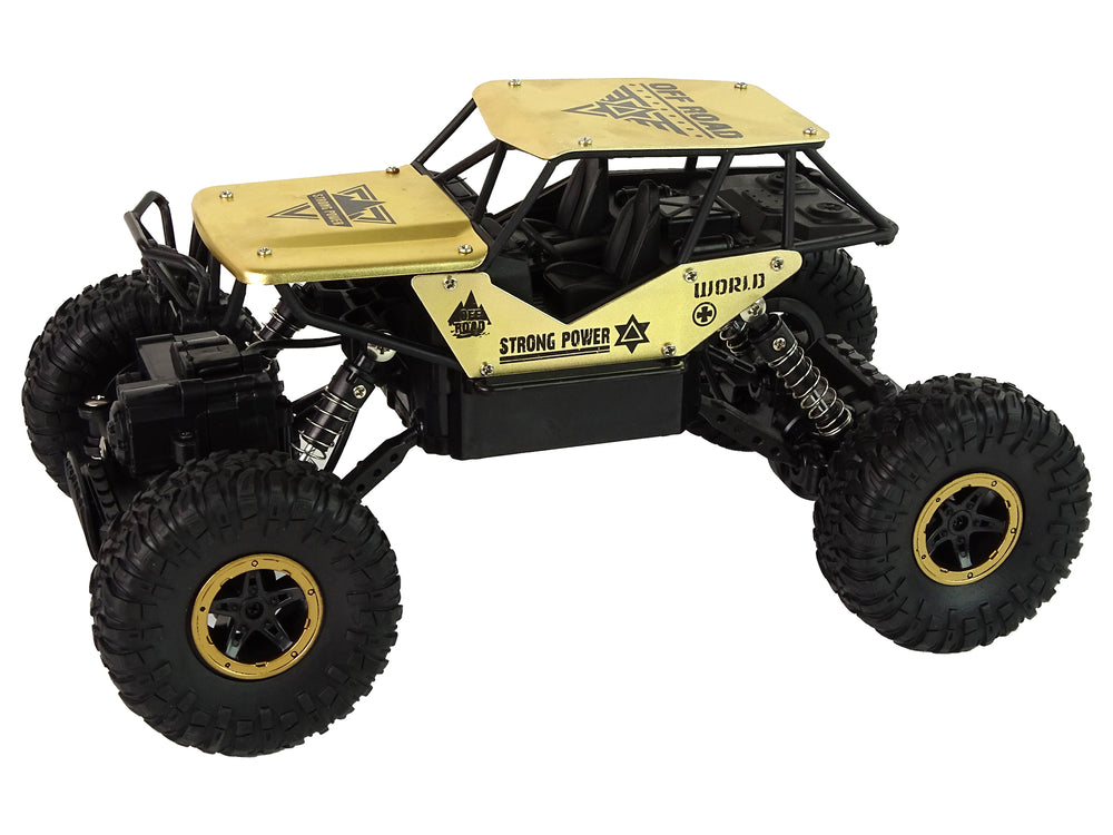 Auto RC High Wheels 1:18 Kunststoff Schwarz Gold
