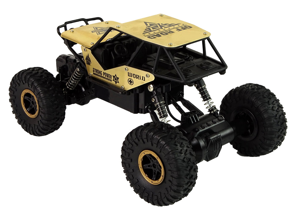 Auto RC High Wheels 1:18 Kunststoff Schwarz Gold