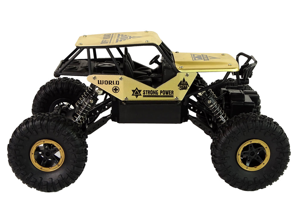 Auto RC High Wheels 1:18 Kunststoff Schwarz Gold