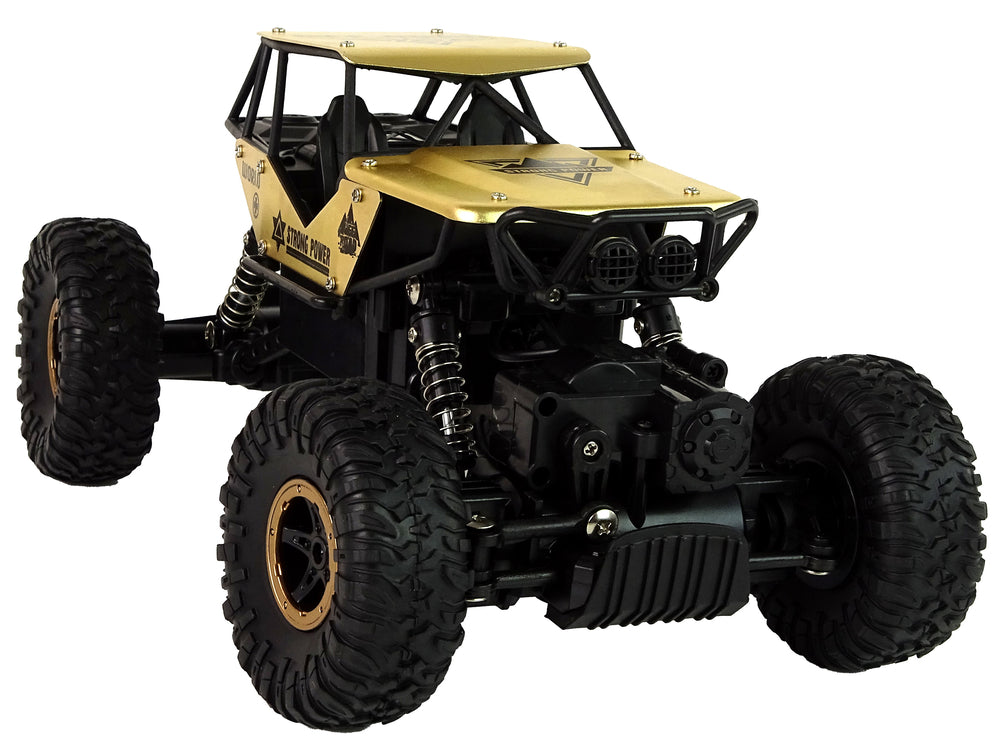 Auto RC High Wheels 1:18 Kunststoff Schwarz Gold