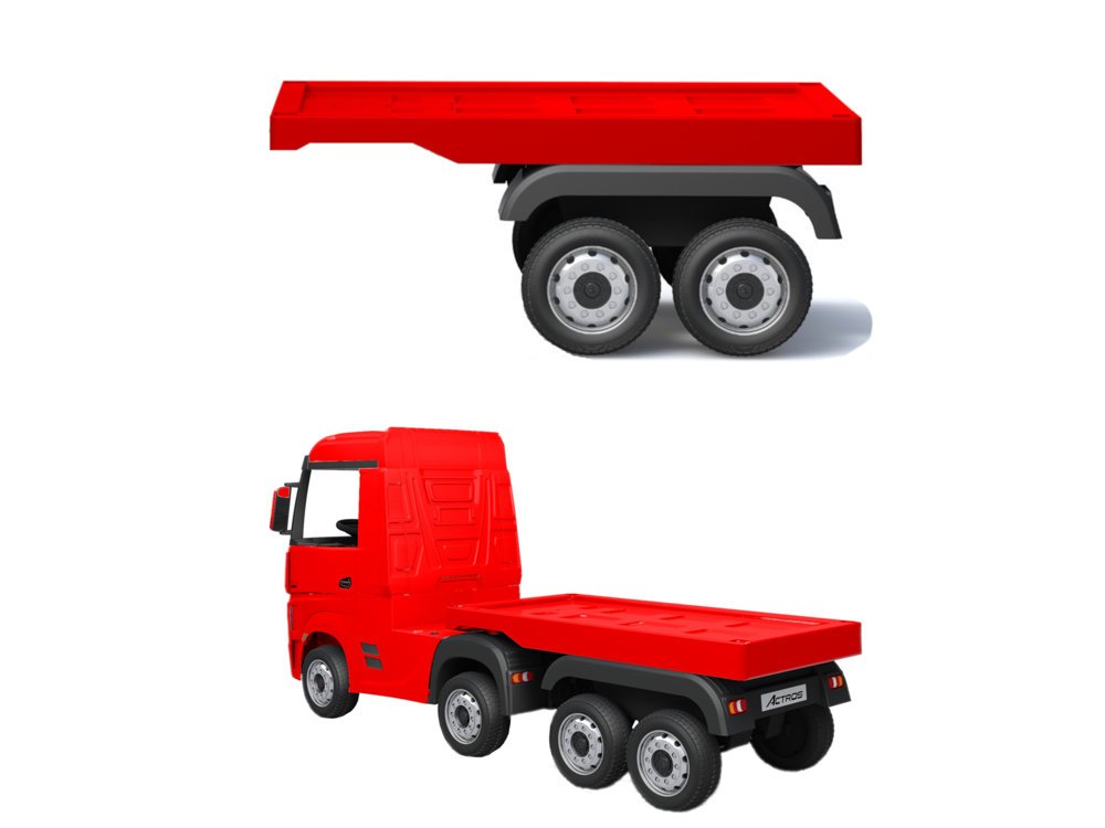 HL358 Mercedes Actros red vehicle trailer