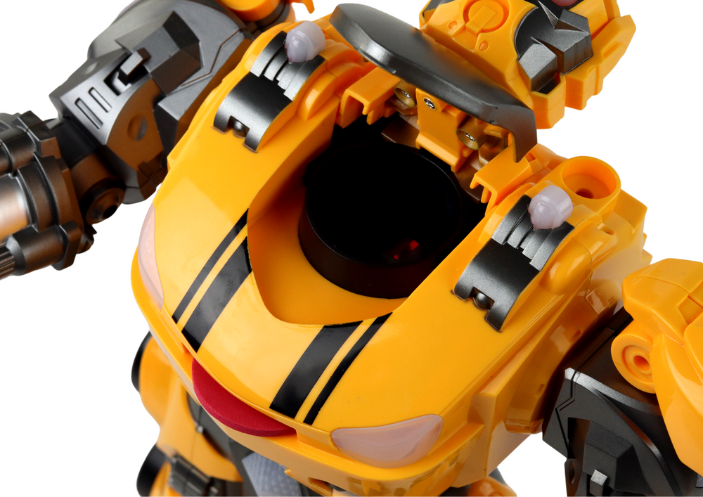 Großer Roboter, ferngesteuertes ferngesteuertes gelbes Soundlicht