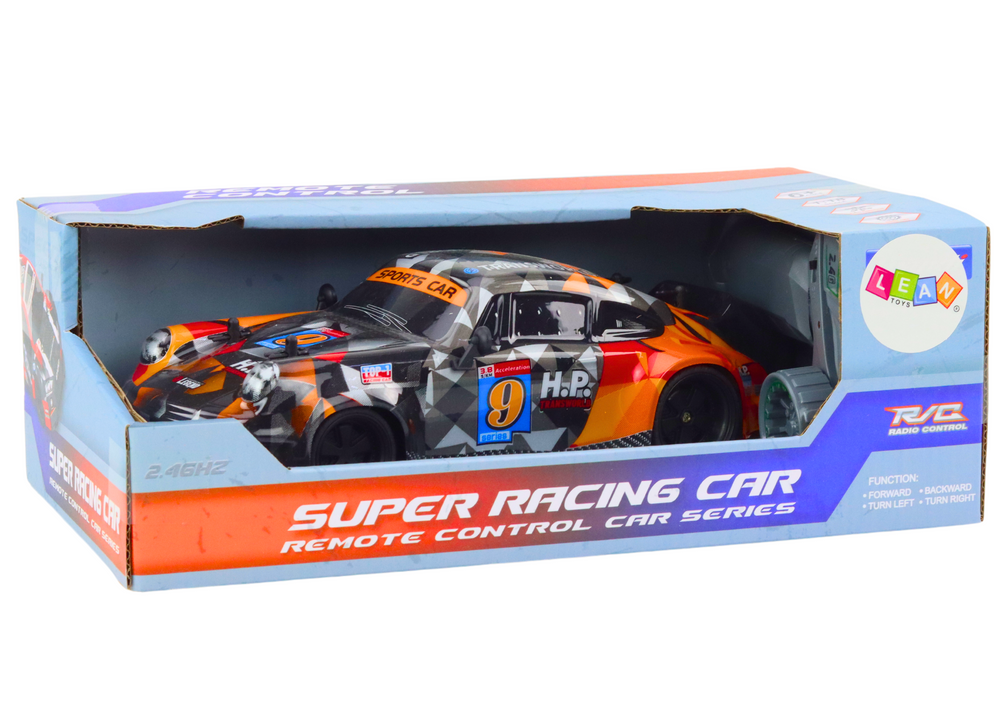 RC Ferngesteuertes Auto 1:18 Gummiräder Drift Orange