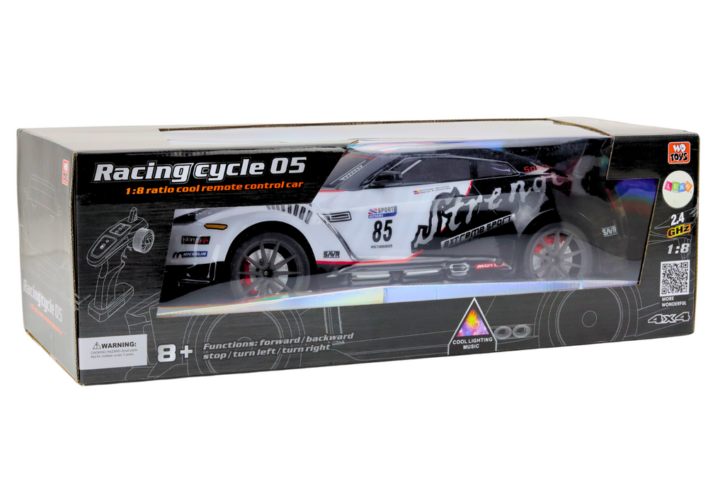 Großer ferngesteuerter RC-Sportwagen 1:8 mit Lichtgeräuschen