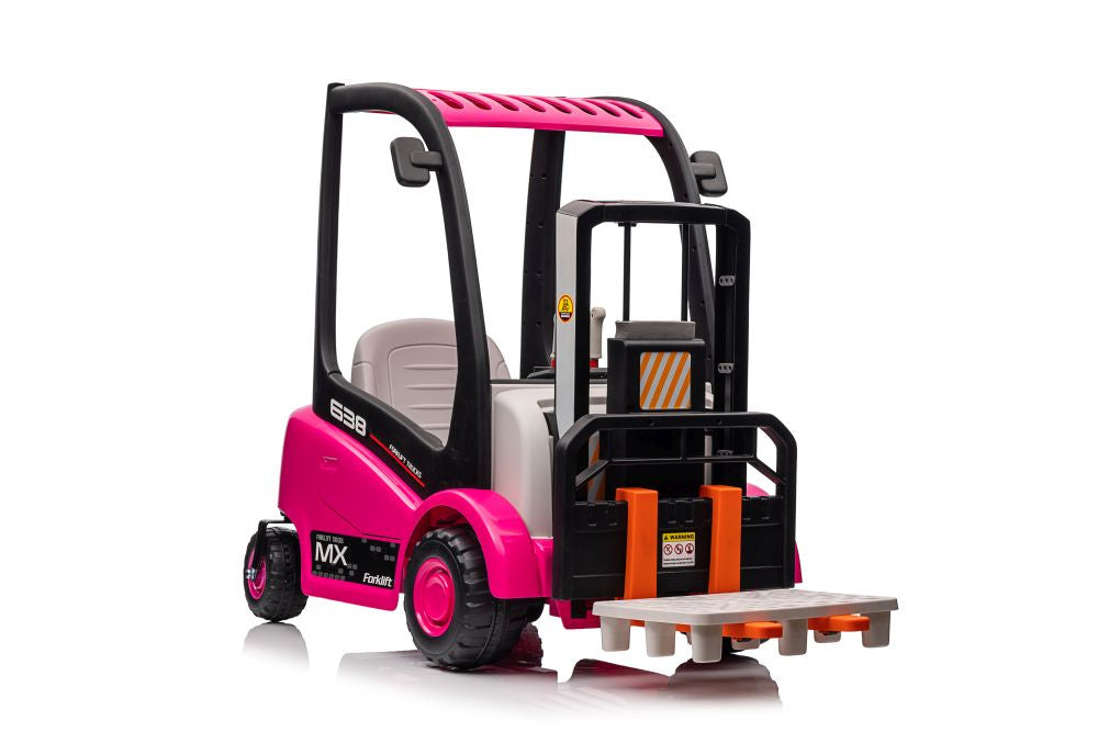 Batteriestapler XMX638 Rosa Kinderfahrzeug 12V 2x45W Elektromobil 2-6 km/h