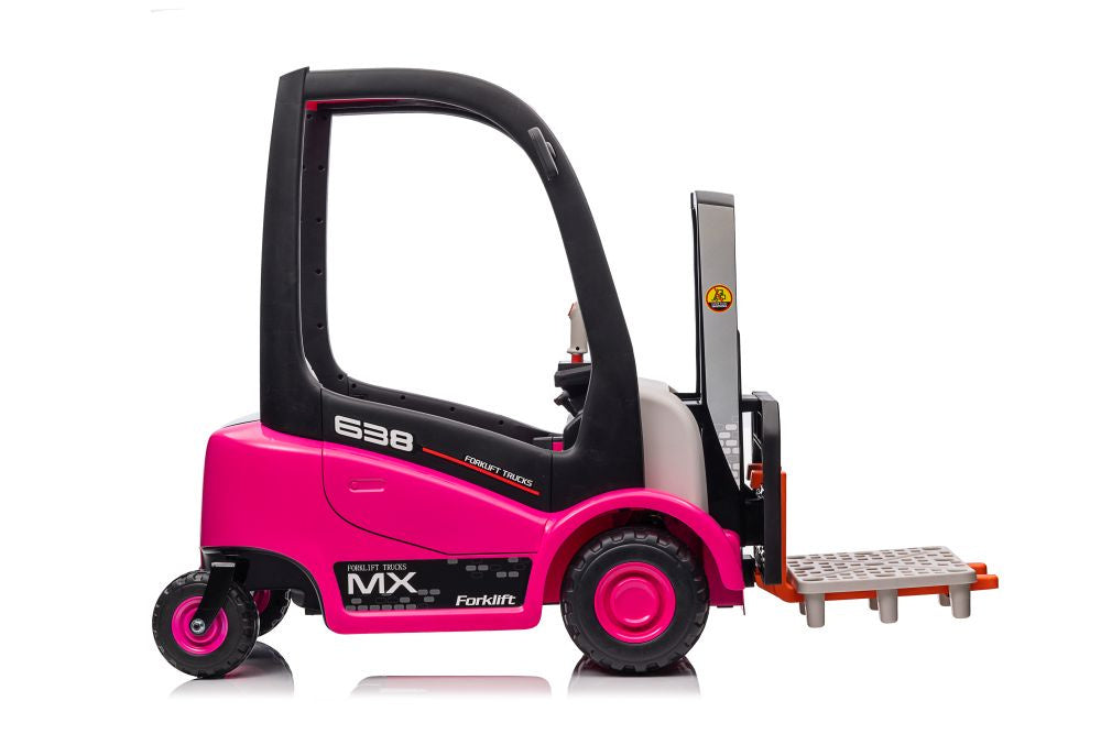 Batteriestapler XMX638 Rosa Kinderfahrzeug 12V 2x45W Elektromobil 2-6 km/h