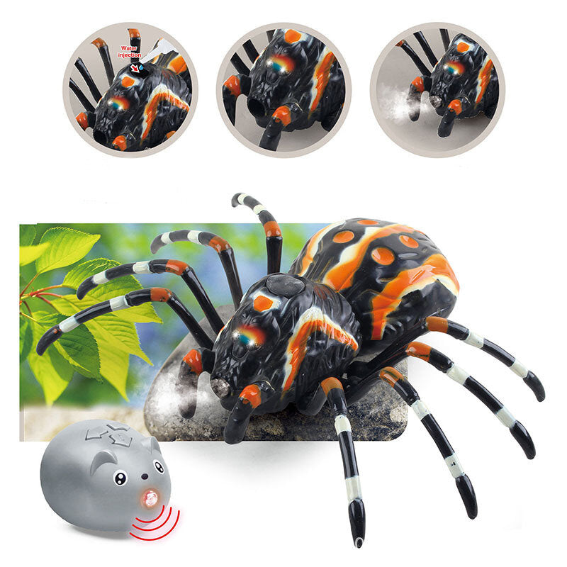 Ferngesteuerte Spinnen-Vogelspinne Infrarot Schwarz R/C ST