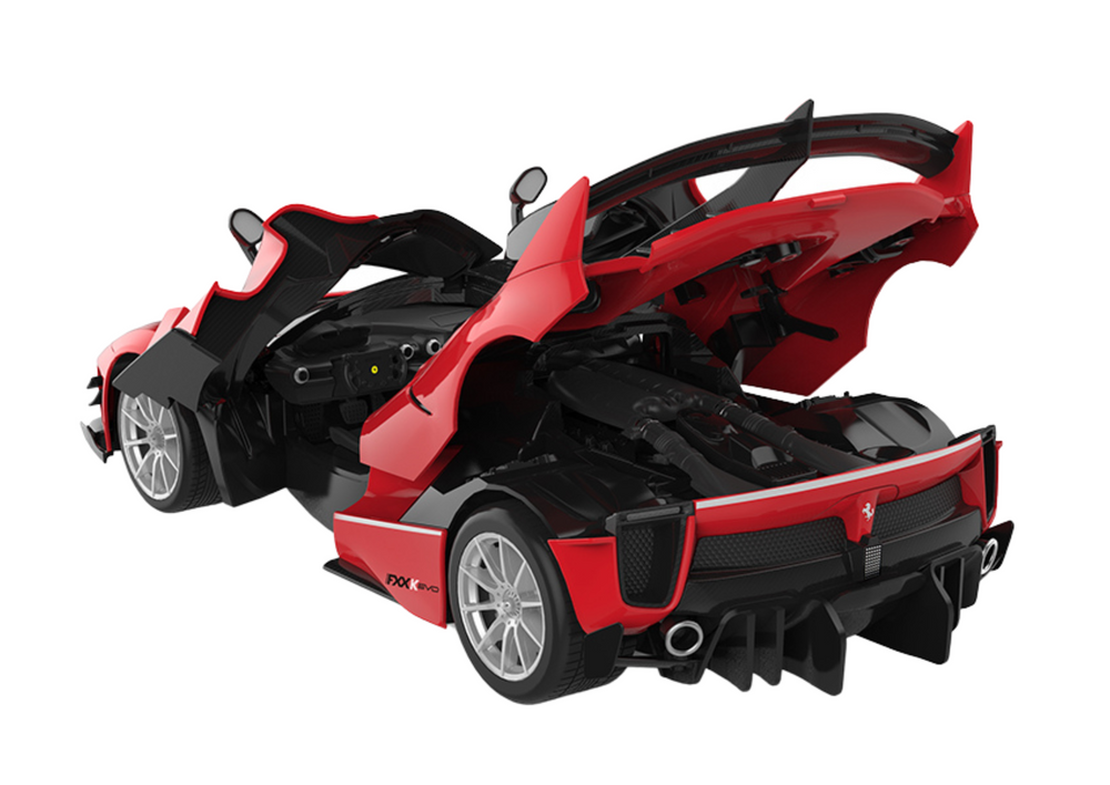 Bausteine Auto Rastar 1:18 Ferrari FXXK EVO Rot 88 Elemente