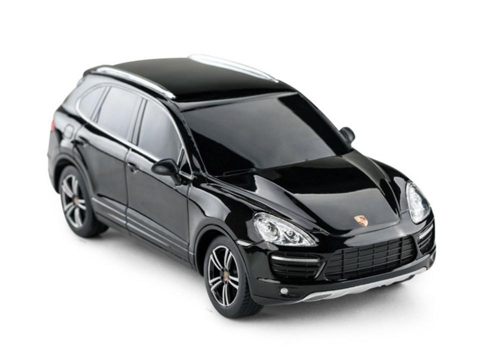 RC Auto 1:24 Rastar Porsche Cayenne Turbo Schwarz