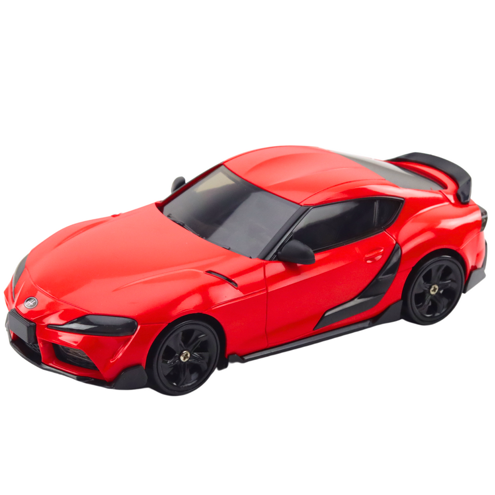 Sport-Drift-Auto mit austauschbaren Rädern, ferngesteuertem RC-Allradantrieb, rot