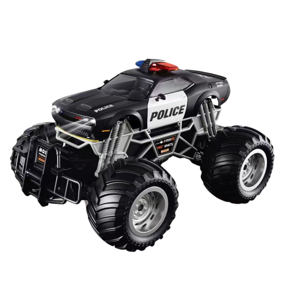 Ferngesteuertes Polizei-Geländewagen RC 1:16, Lichter Rauch
