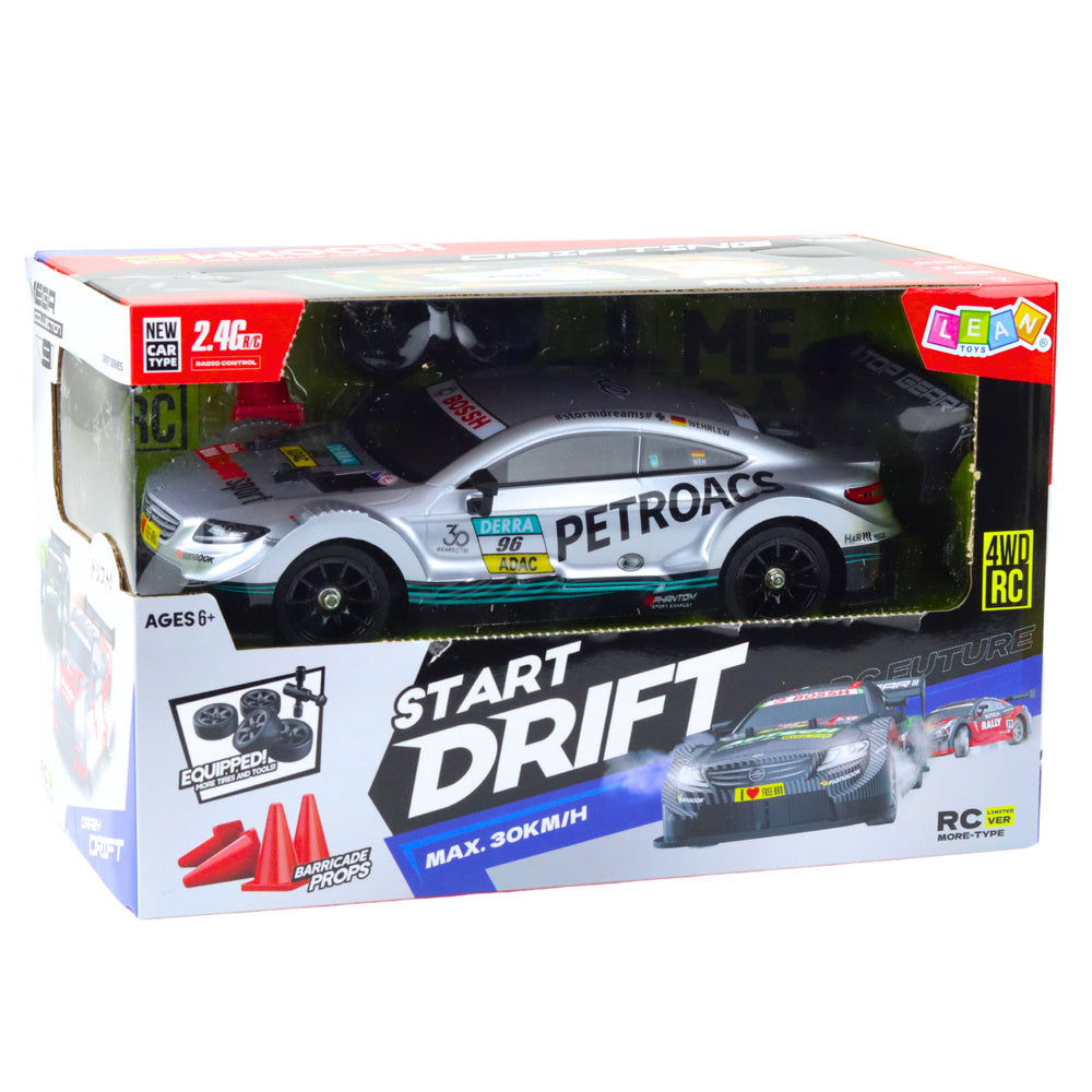 Drift Car Racing RC Silber 30km/h 1:16