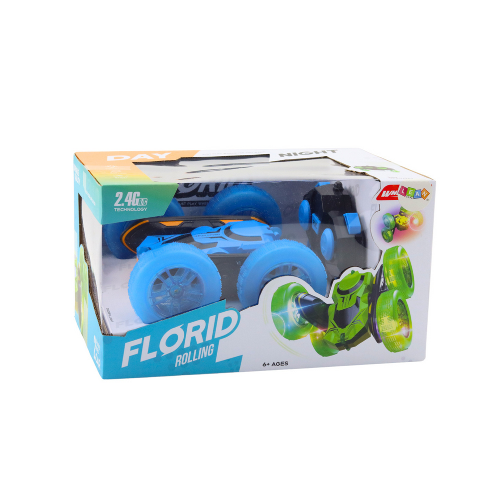 Stunt-Auto ferngesteuertes RC-Car 360° Blau