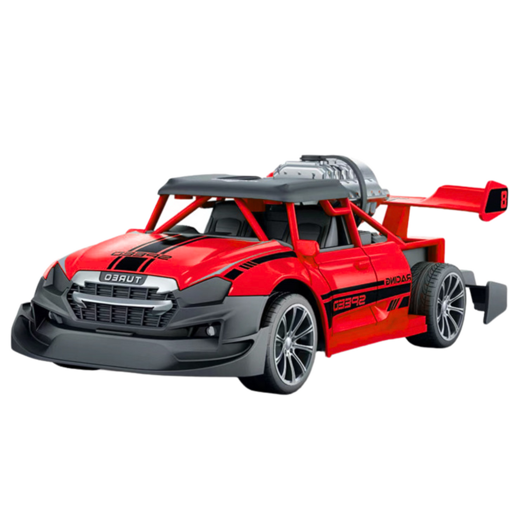 RC Ferngesteuertes Auto 1:20 Lichter Raucheffekt Rot