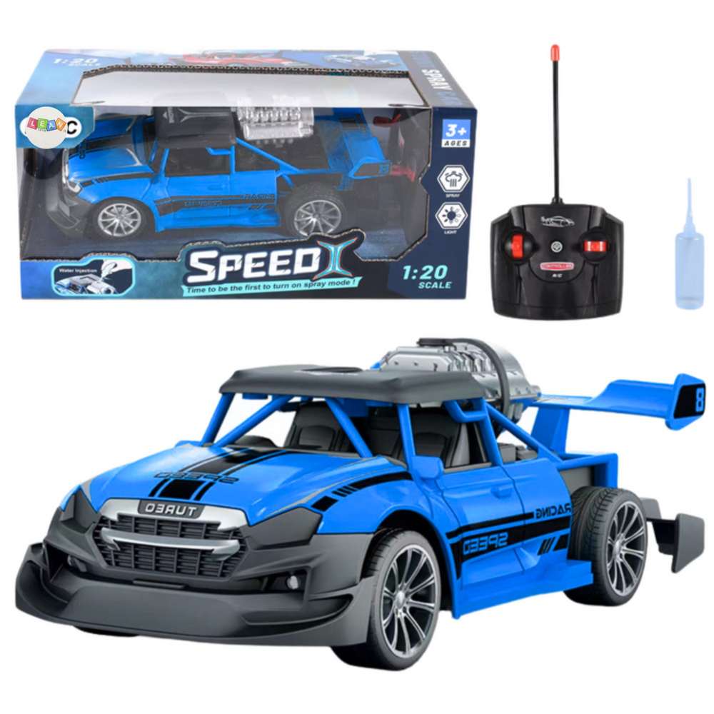 RC-Ferngesteuertes Auto 1:20 mit rauchigem Blaueffekt
