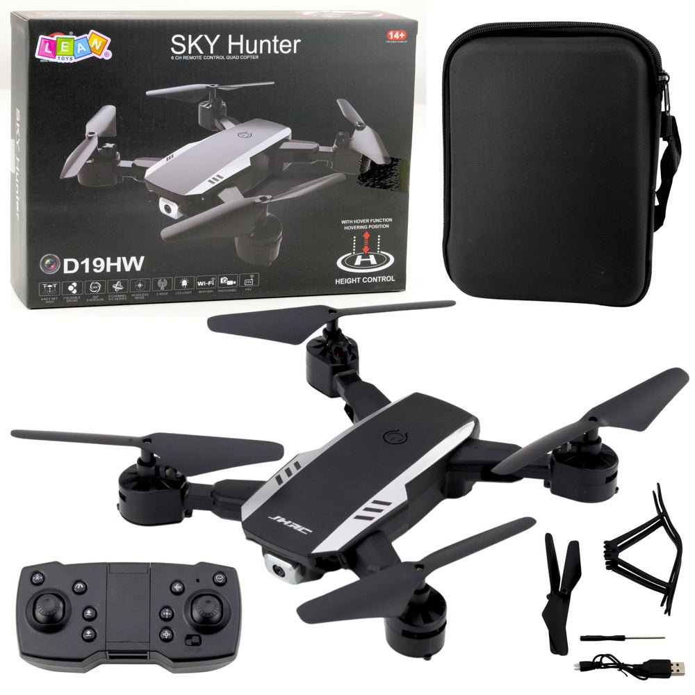 Sky Hunter D19HW Drohne FVP Kamera Wi-Fi Fernbedienung mit Telefonhalter Fall