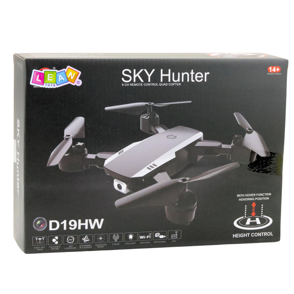 Sky Hunter D19HW Drohne FVP Kamera Wi-Fi Fernbedienung mit Telefonhalter Fall