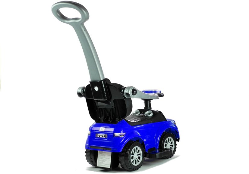 Ride-on Car with Push Bar 614W Blue Sport Car Auto