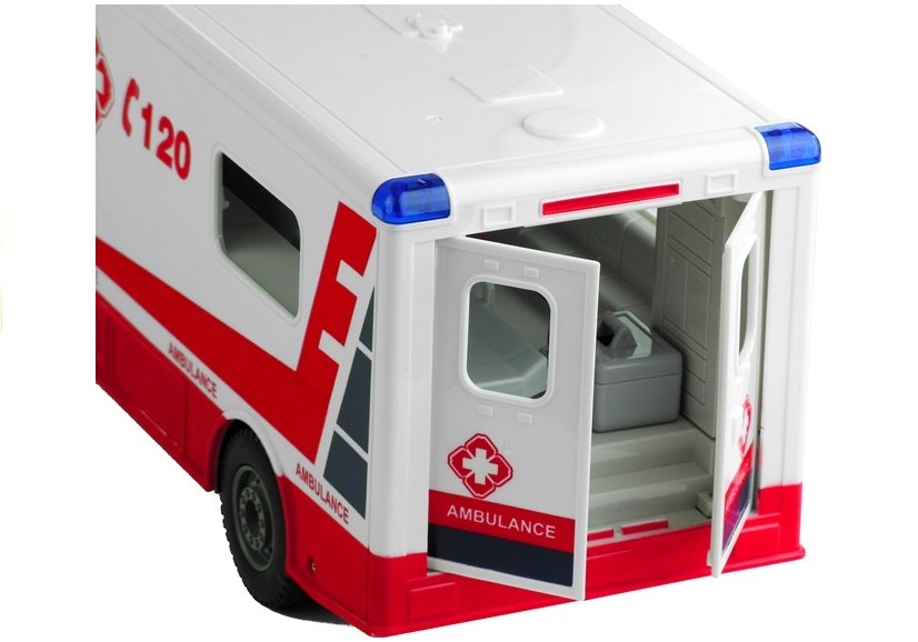 Krankenwagen 1:18 Fernbedienung 2.4GHz Fahrzeug Spielzeug für Kinder