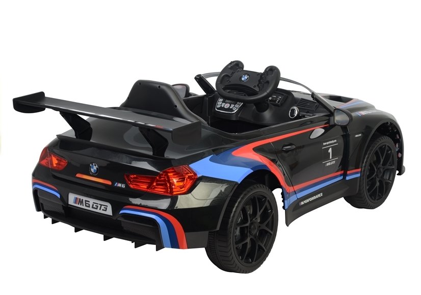Kinderfahrzeug BMW M6 GT3 Schwarz Elektroauto Fahrzeug