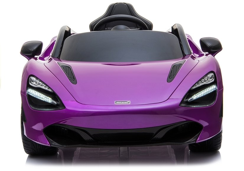 Children's vehicle McLaren 720S Purple painted EVA tires Leather seat 2x45W car