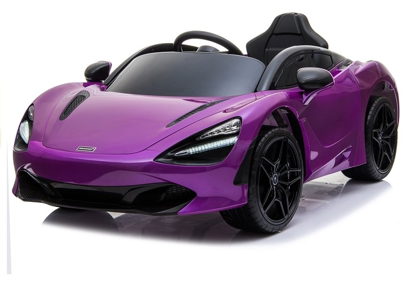 Children's vehicle McLaren 720S Purple painted EVA tires Leather seat 2x45W car