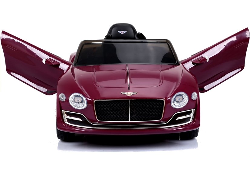 Children's vehicle Bentley Red painted leather seat EVA tires car