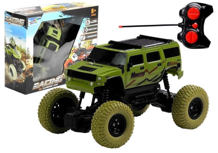 ferngesteuertes Auto Jeep R/C 1:18 Grün Auto