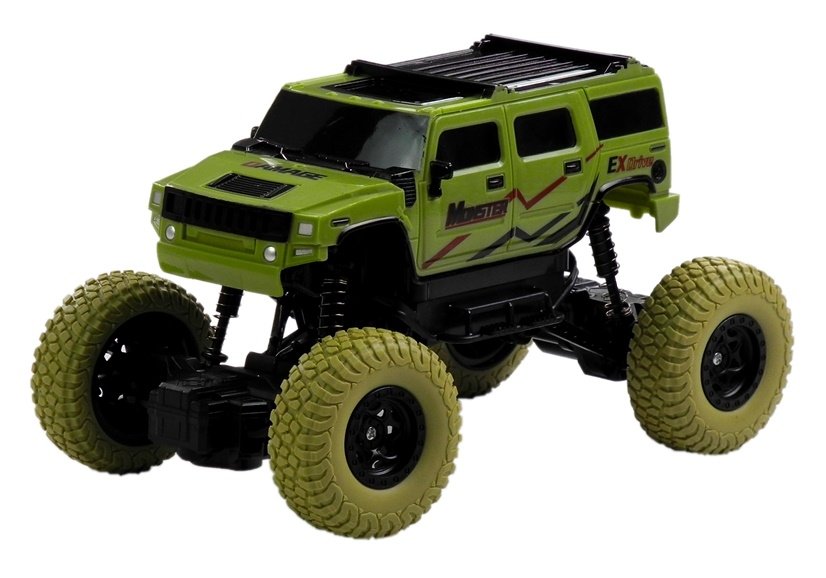 ferngesteuertes Auto Jeep R/C 1:18 Grün Auto