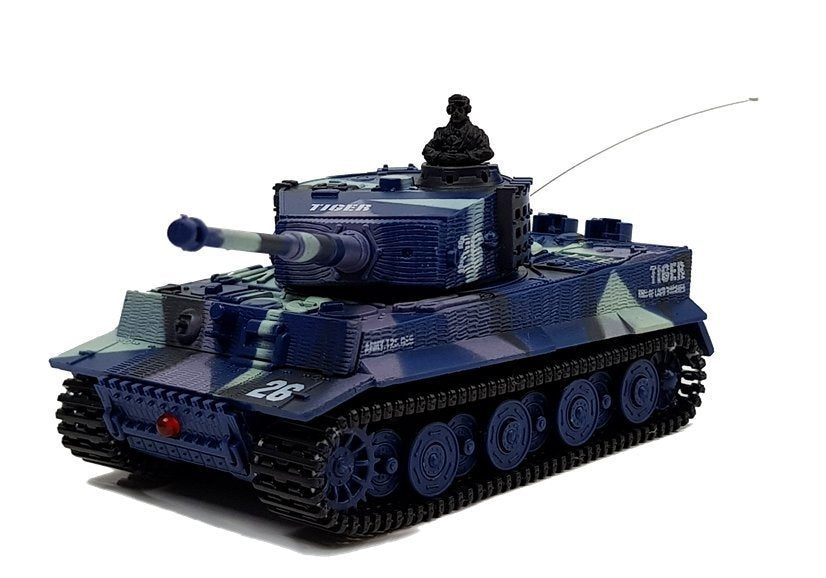Ferngesteuerter RC-Panzer 1:72 Blau 35 MHz