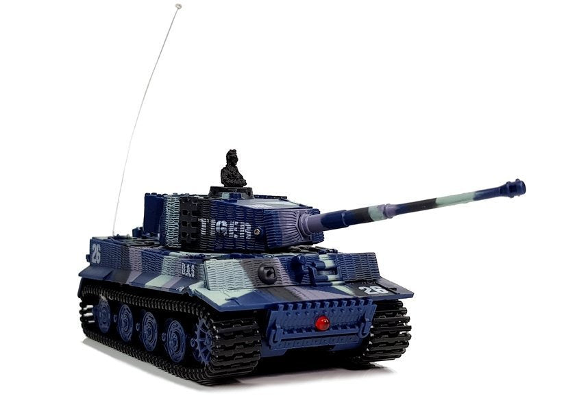 Ferngesteuerter RC-Panzer 1:72 Blau 35 MHz