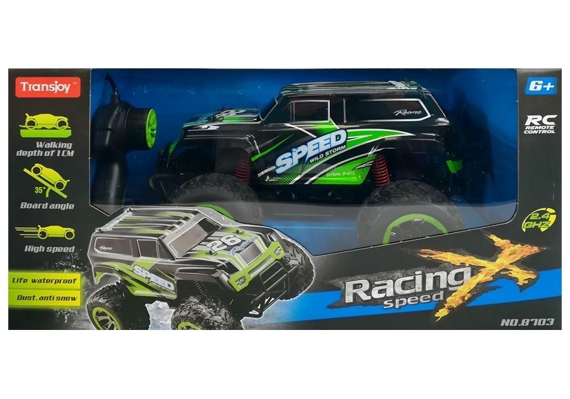 Jeep Auto 1:18 R/C Grün