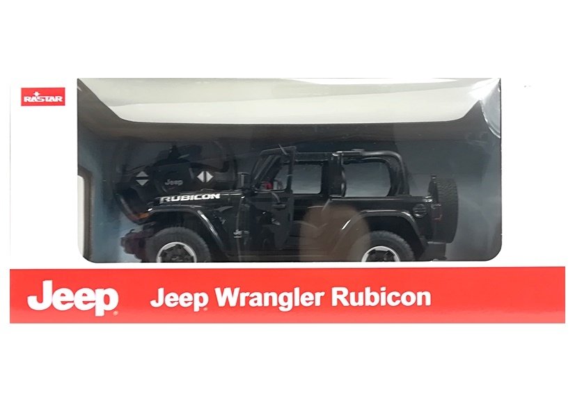 Ferngesteuerter Jeep Wrangler Rubicon 1:14 Rastar Schwarz