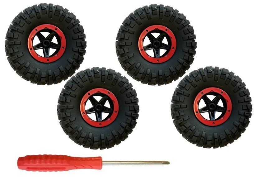 Offroad R / C Auto 4x4 Schwarz mit grünem Muster