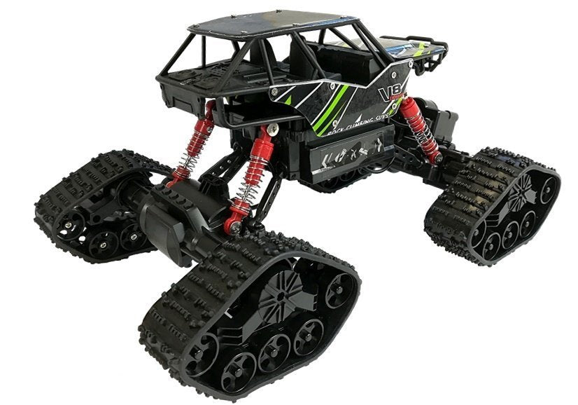 Offroad R / C Auto 4x4 Schwarz mit grünem Muster