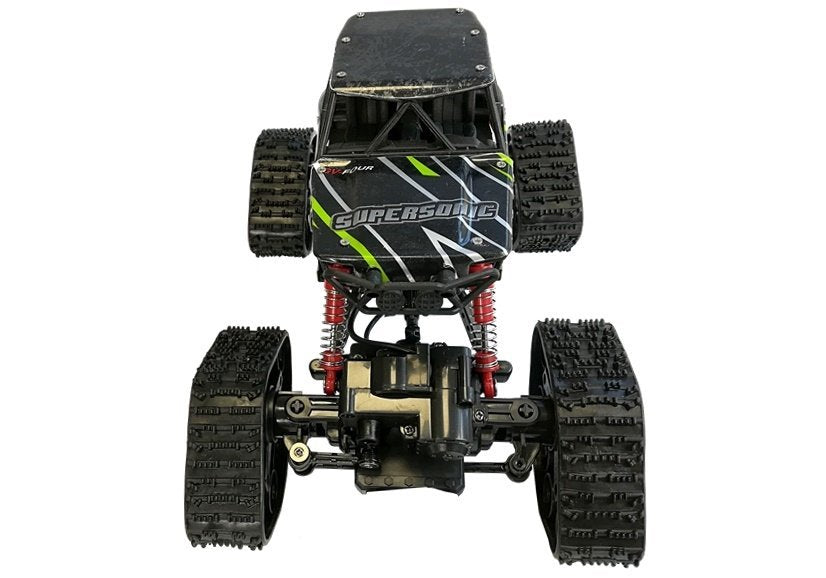 Offroad R / C Auto 4x4 Schwarz mit grünem Muster