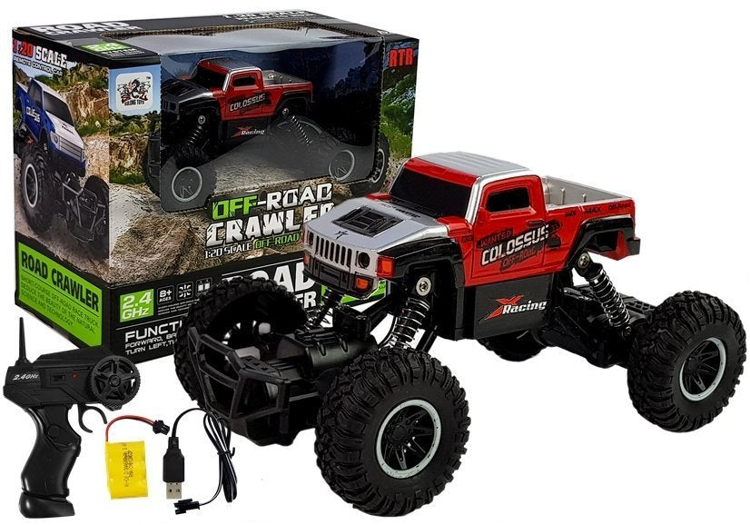 RC Car Monster Truck 1:20 2,4 GHz Rot