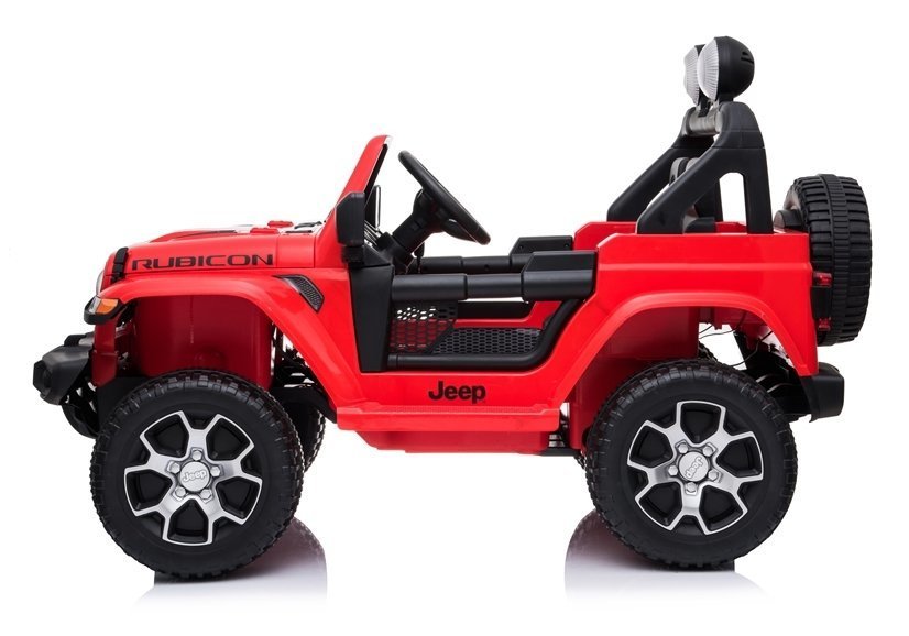 Kinderauto Jeep Wrangler Rubicon Rot