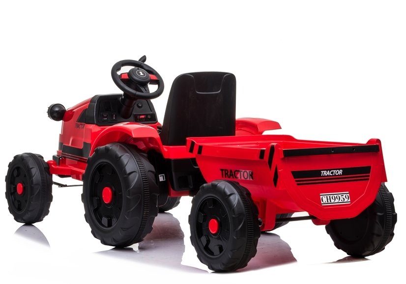Traktor mit Anhänger YSA730-2 Rot