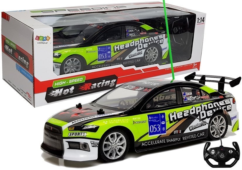 Sportfunkgesteuertes Auto R / C 27 MHz Grün