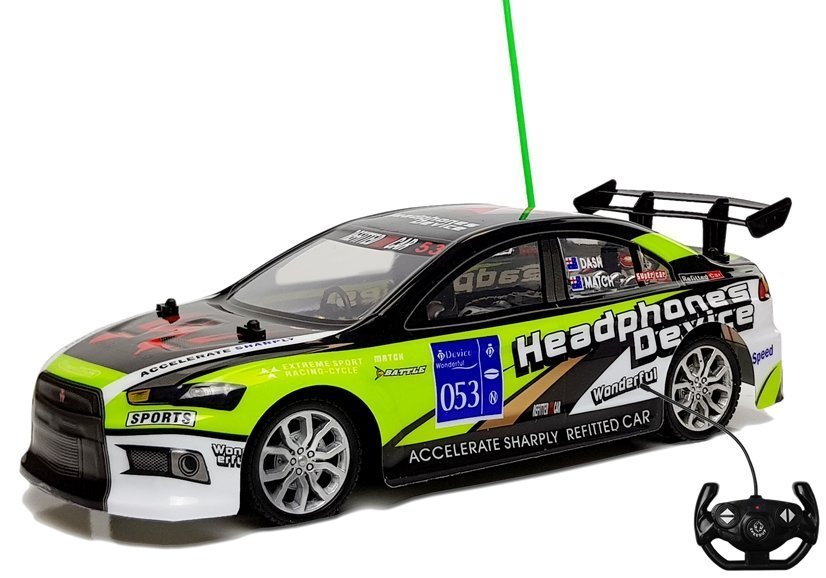 Sportfunkgesteuertes Auto R / C 27 MHz Grün